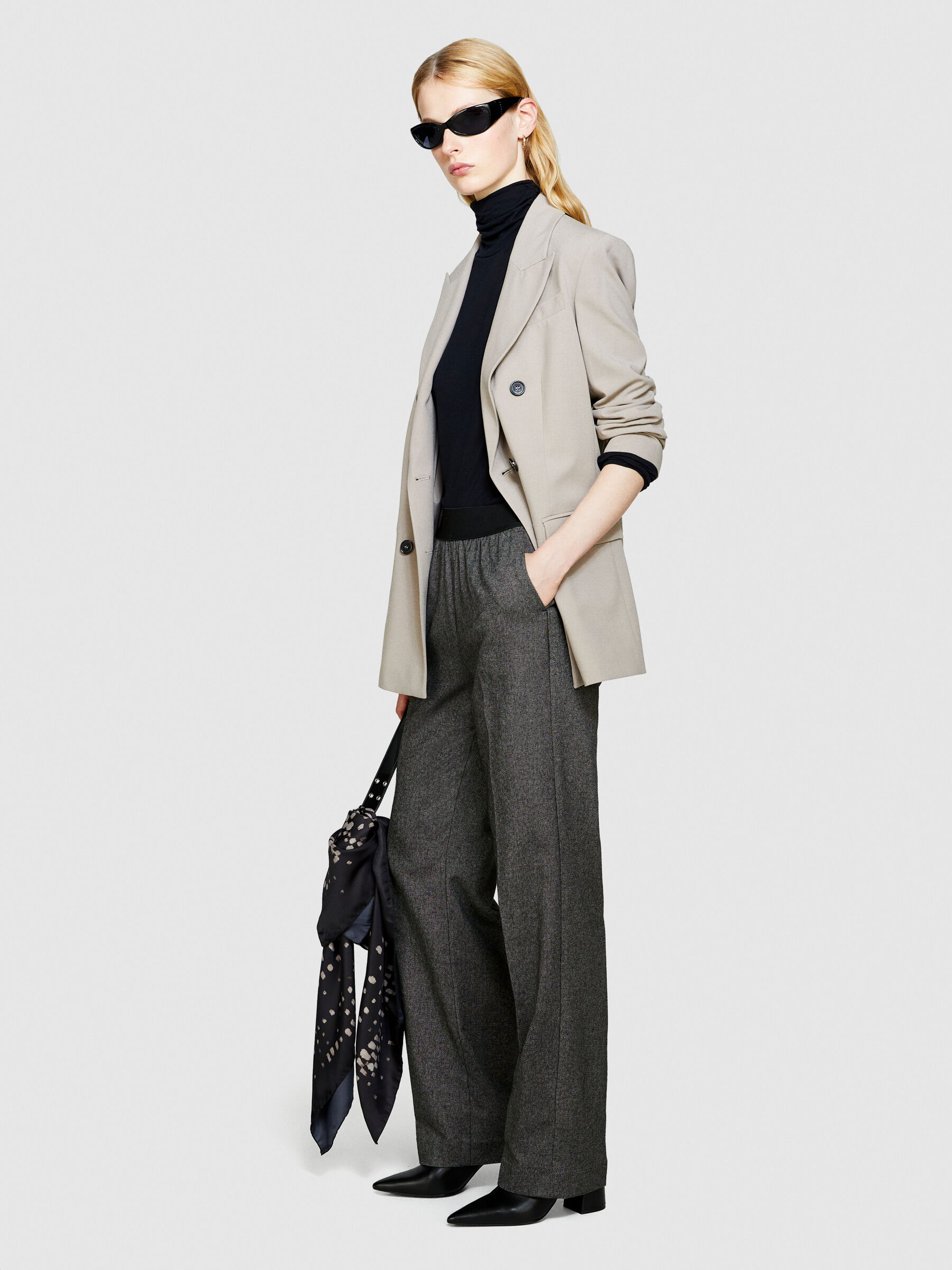 Pantalon flanelle femme outlet