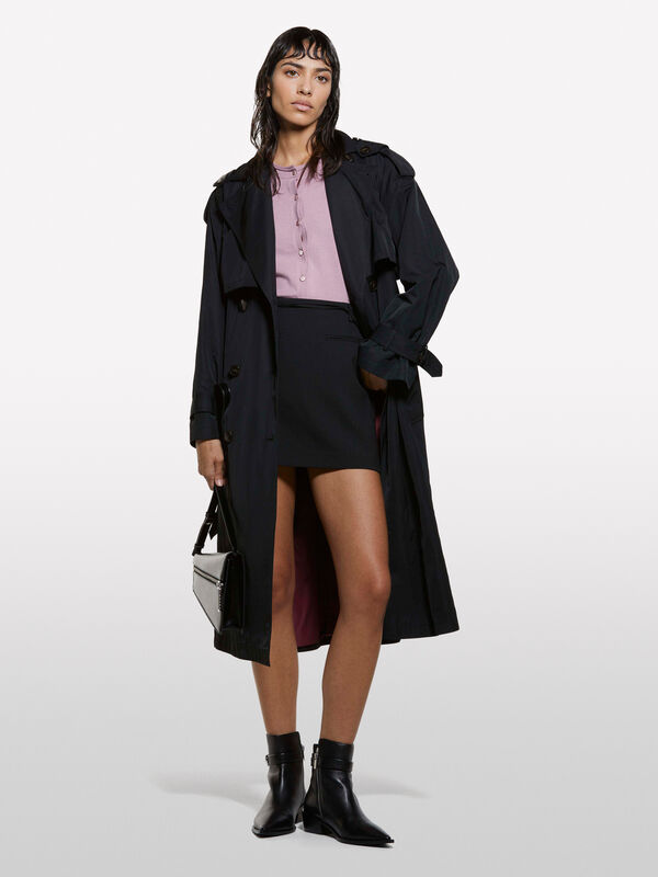 Cardigan mauve coupe régulière Cardigan mauve coupe régulière - cardigans pour femme | Sisley