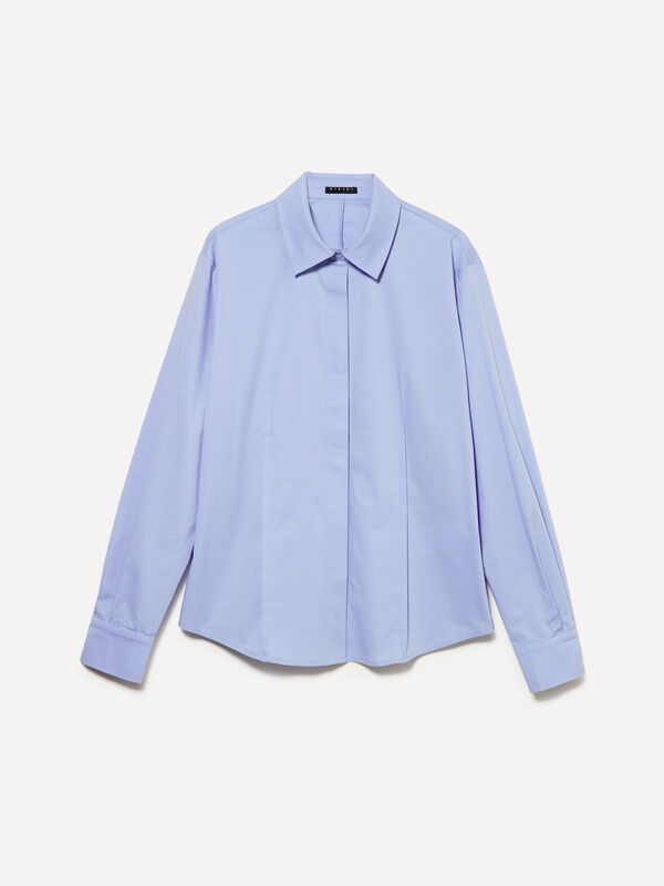 Chemise cintr&eacute;e &agrave; plis - chemises pour femme | Sisley