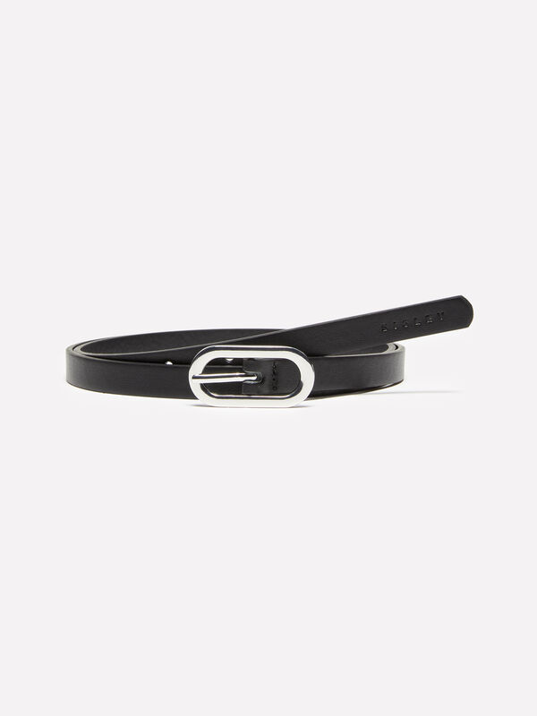 Ceinture fine noire - ceintures pour femme | Sisley