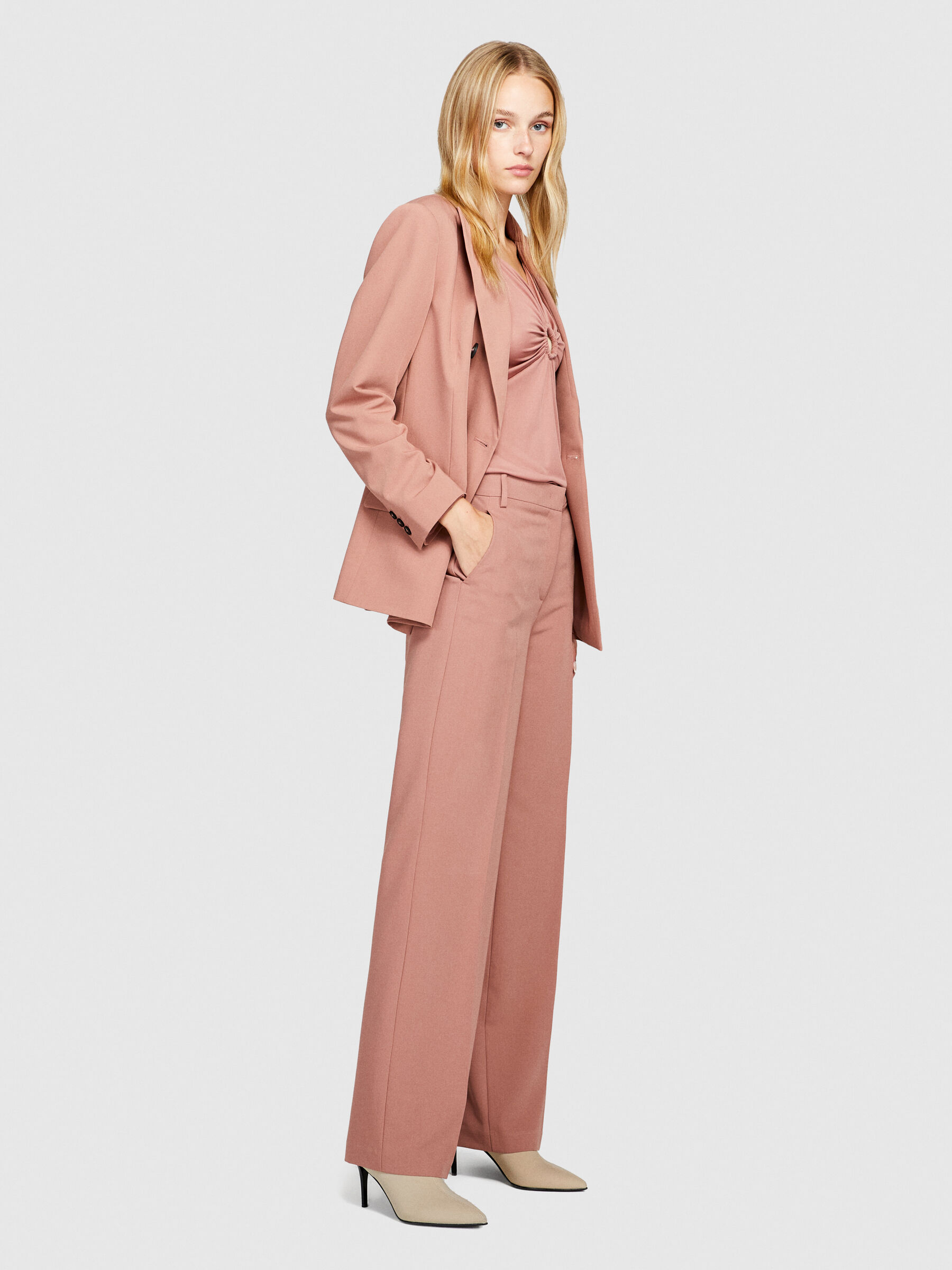 Pantalon palazzo Rose Poudr Sisley