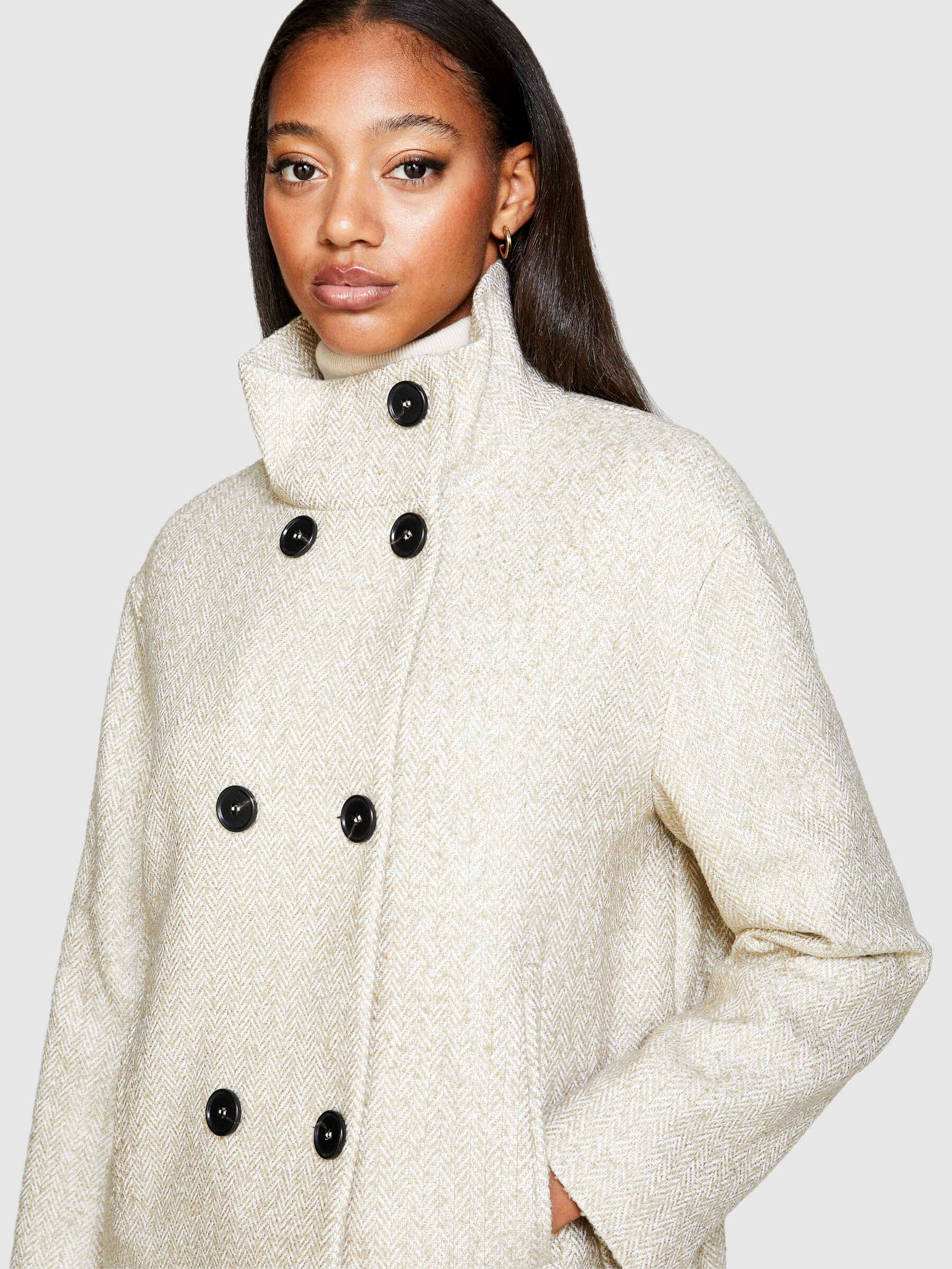 Sisley manteau sale femme