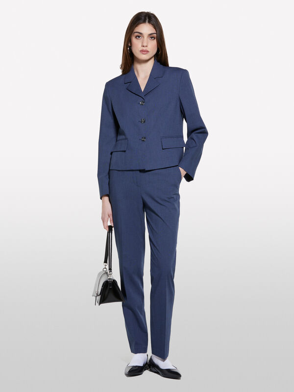 Pantalon taille haute - pantalons skinny pour femme | Sisley