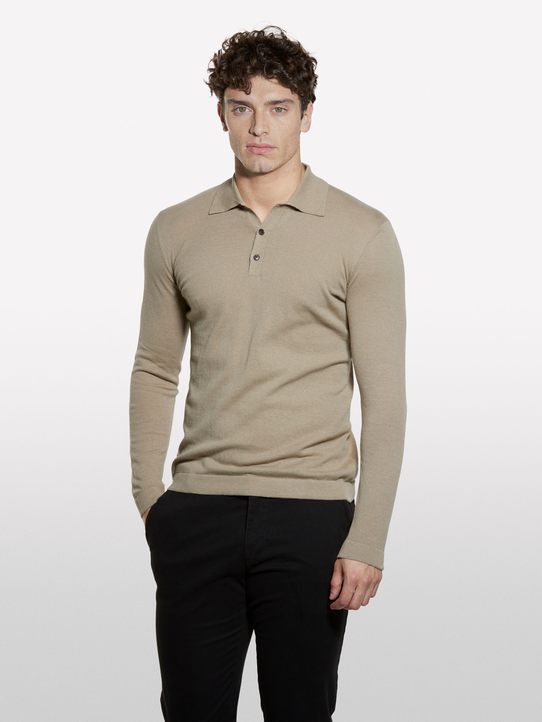 L/S POLO SHIRT Homme image number null