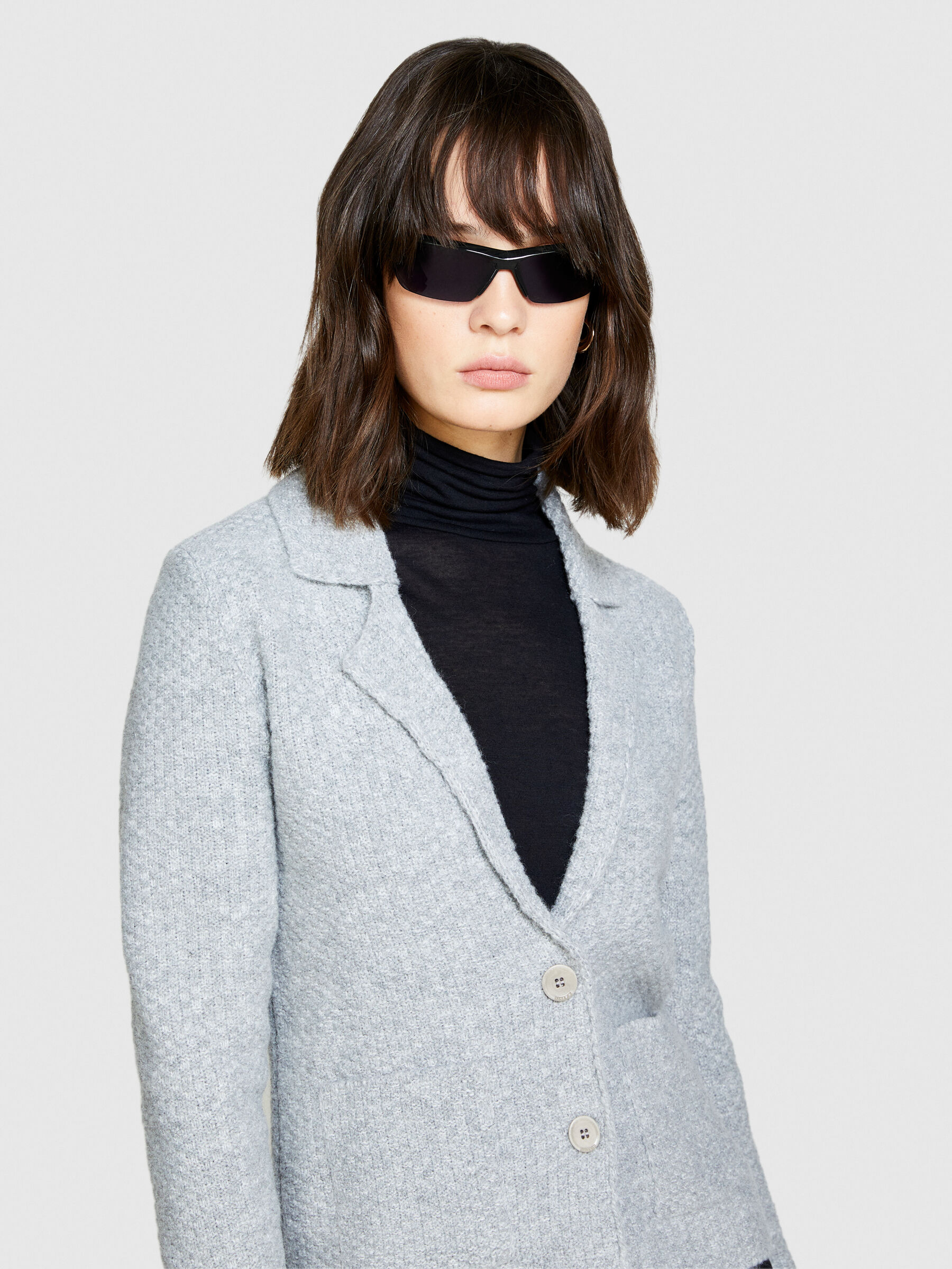 Blazer maille 2025 femme