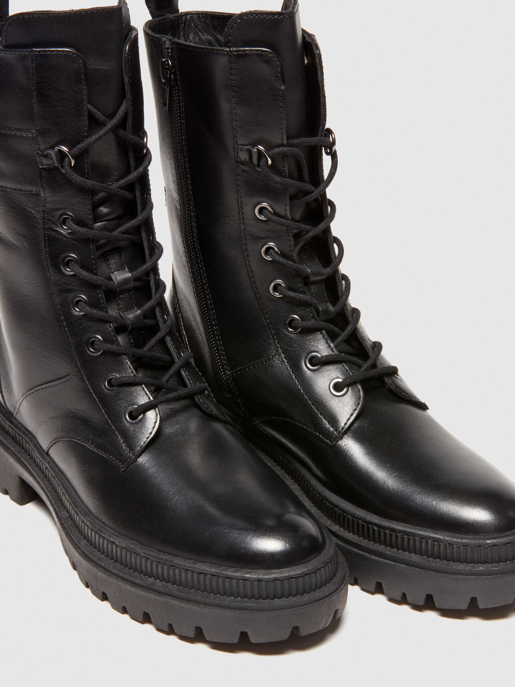 Rangers femme cuir 2025 noir
