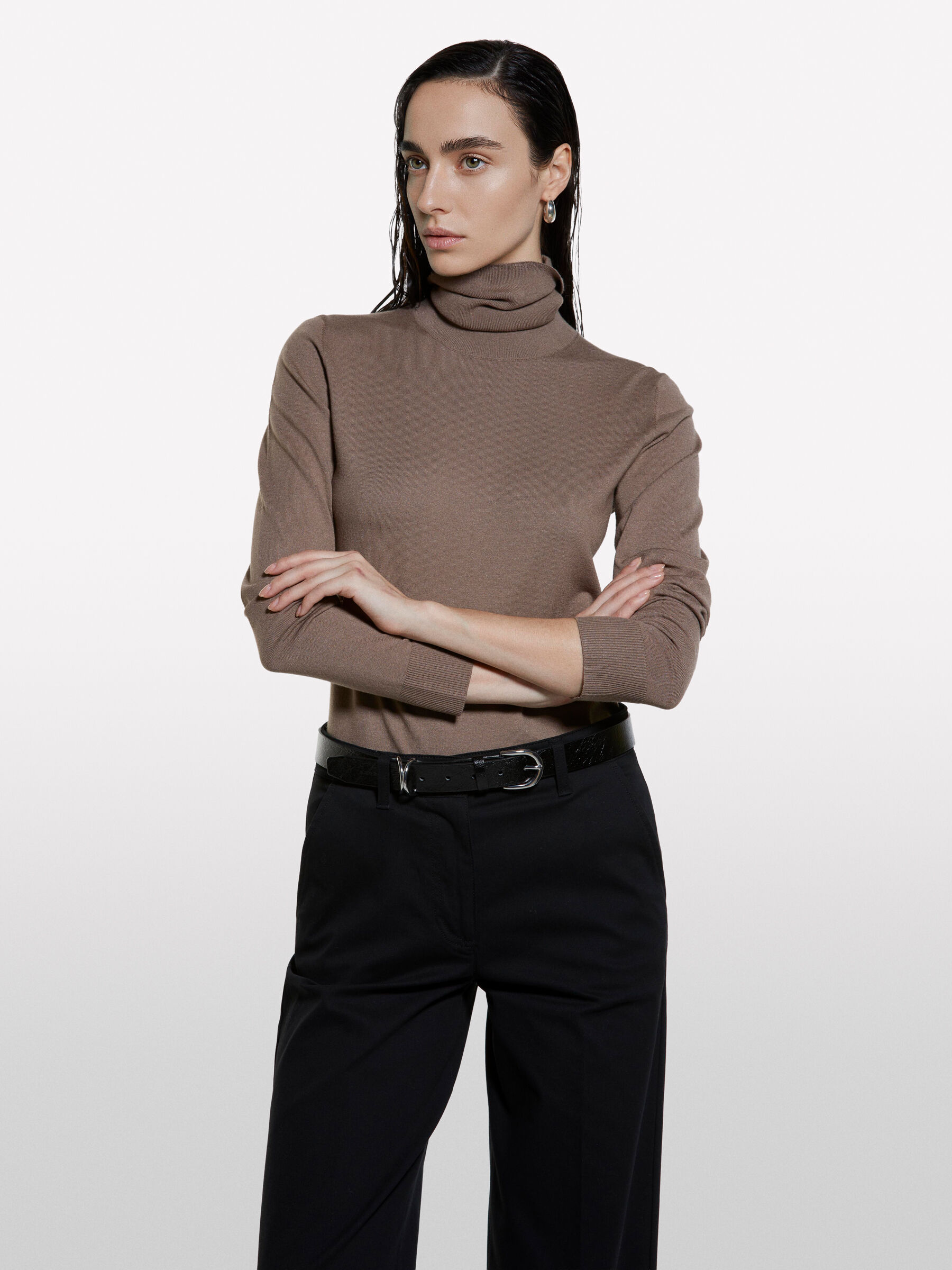 TURTLE NECK SWEATER Femme image number null