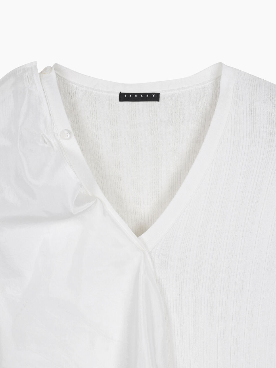 SLEEVELESS SWEATER Femme image number null