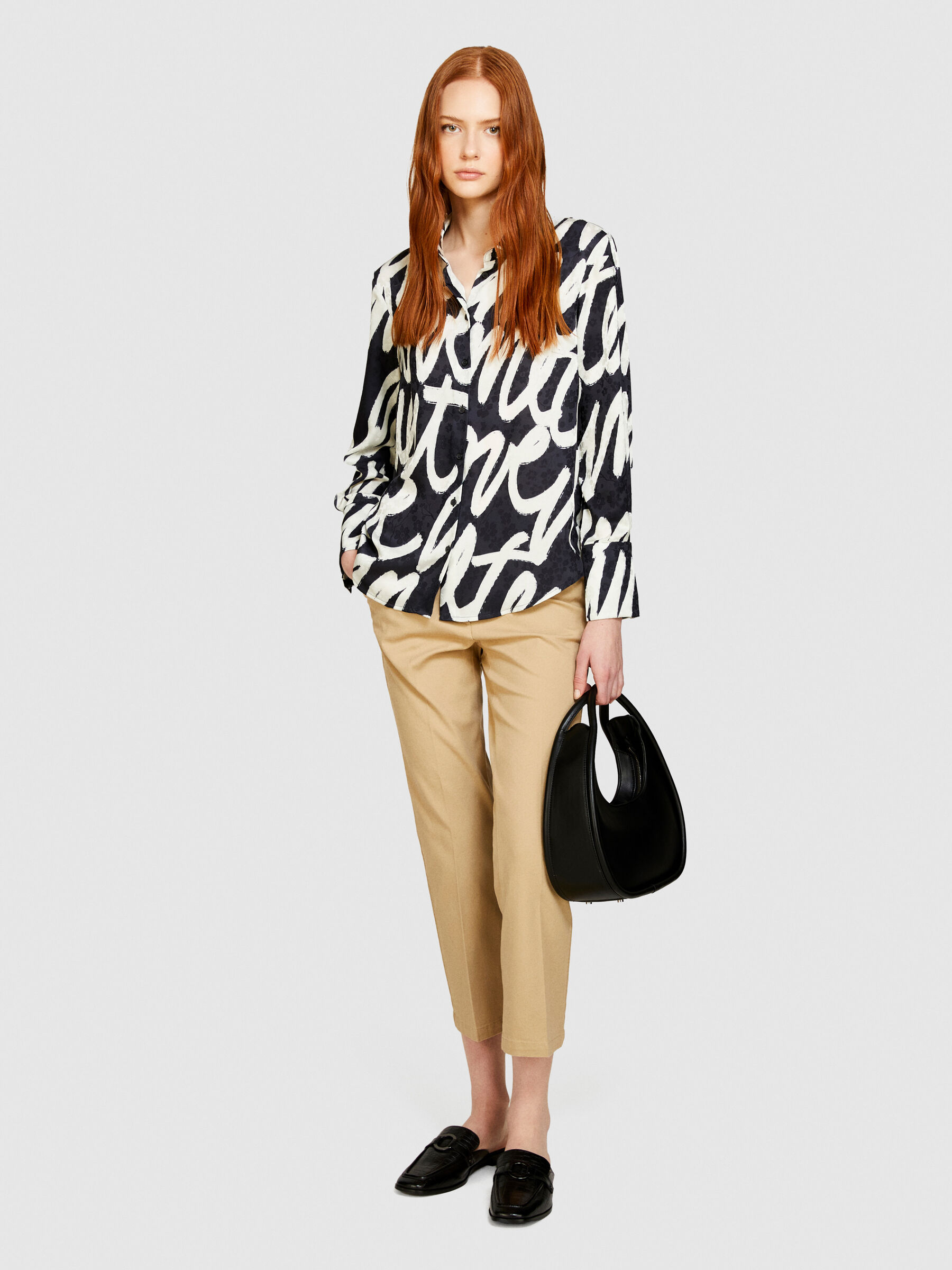 Pantalon trompette zara clearance