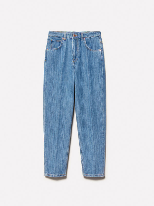 Jean mom clair Jean mom clair - jeans mom et boyfriend pour femme | Sisley