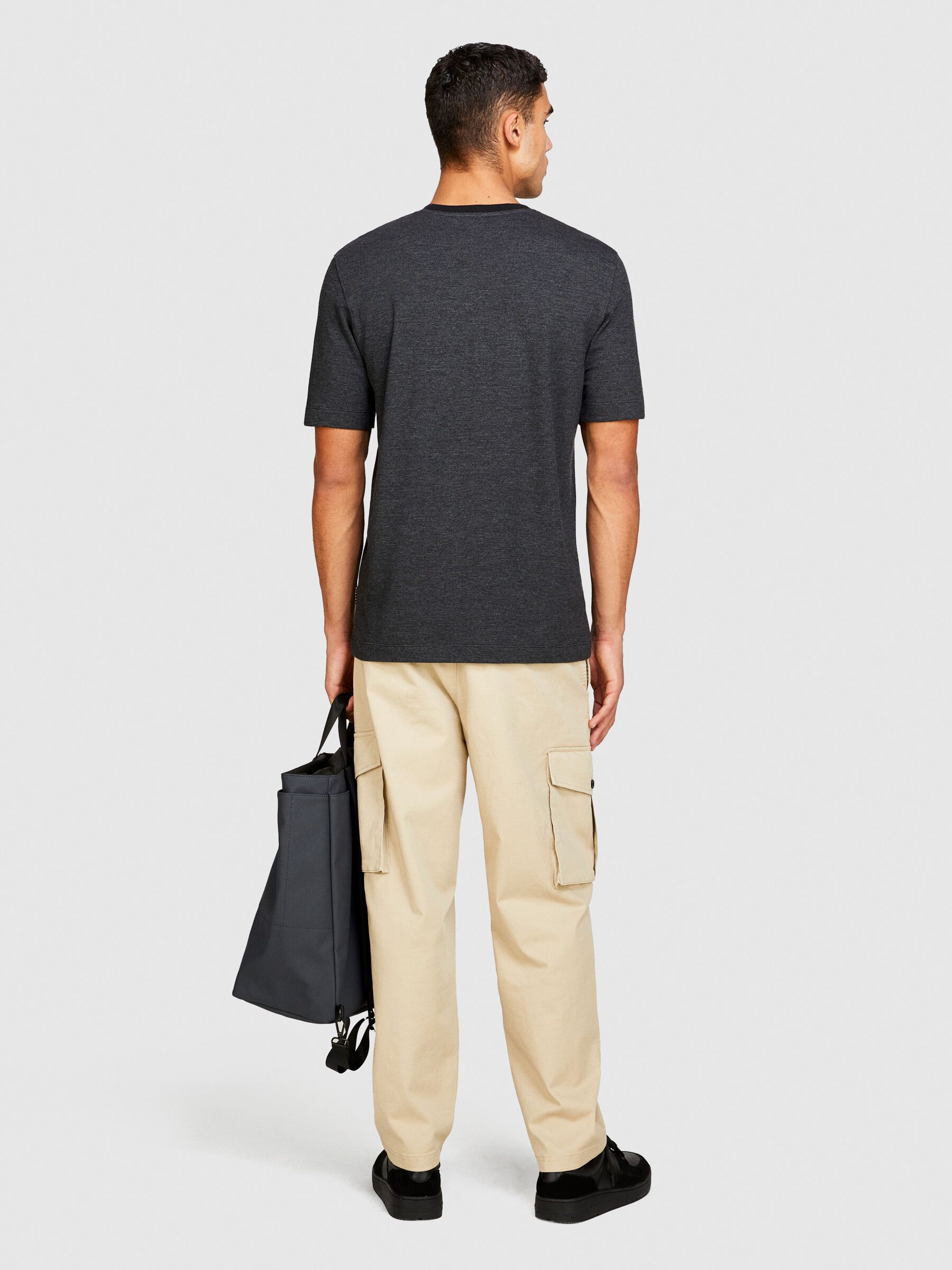 Pantalon cargo fusel Beige Sisley