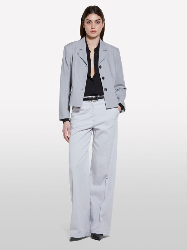 Black oversized fit shirt - chemises pour femme | Sisley
