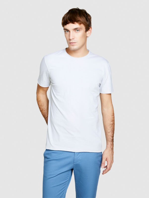 T-shirt à bords bruts - t-shirts à manches courtes pour homme | Sisley