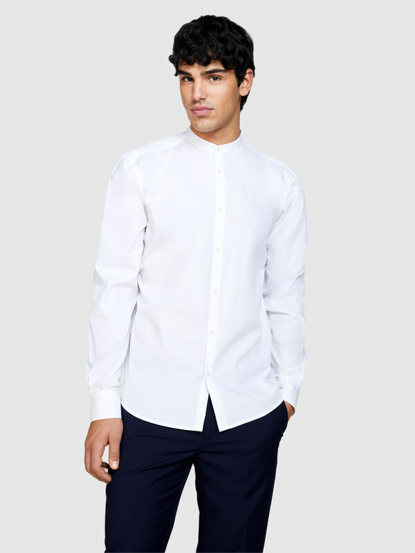 Chemise à col mao Homme