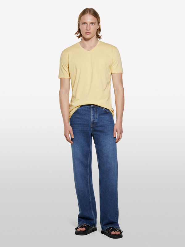 T-shirt slim vert clair - nouveautés homme | Sisley