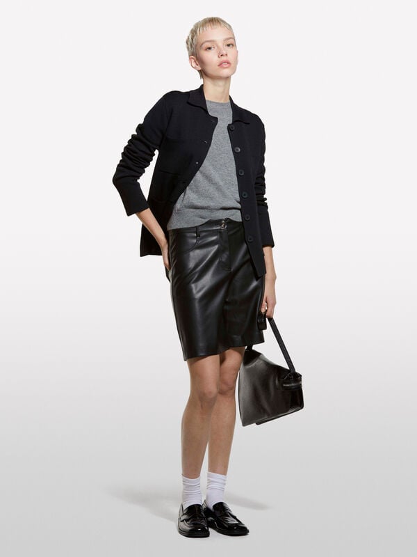 Blazer en tricot noir Blazer en tricot noir - blazers pour homme | Sisley