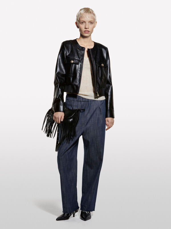 Débardeur en tricot blanc crème - hauts pour femme | Sisley