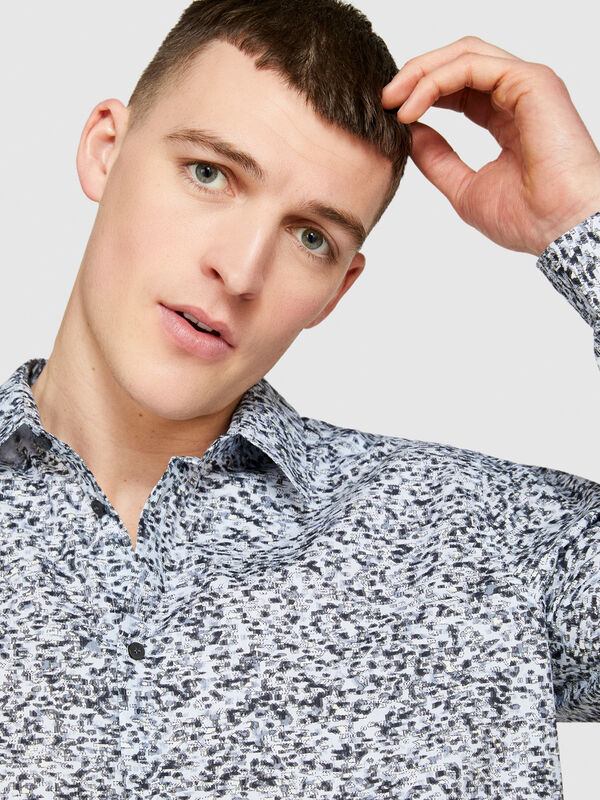 Chemise imprimée - chemises regular pour homme | Sisley