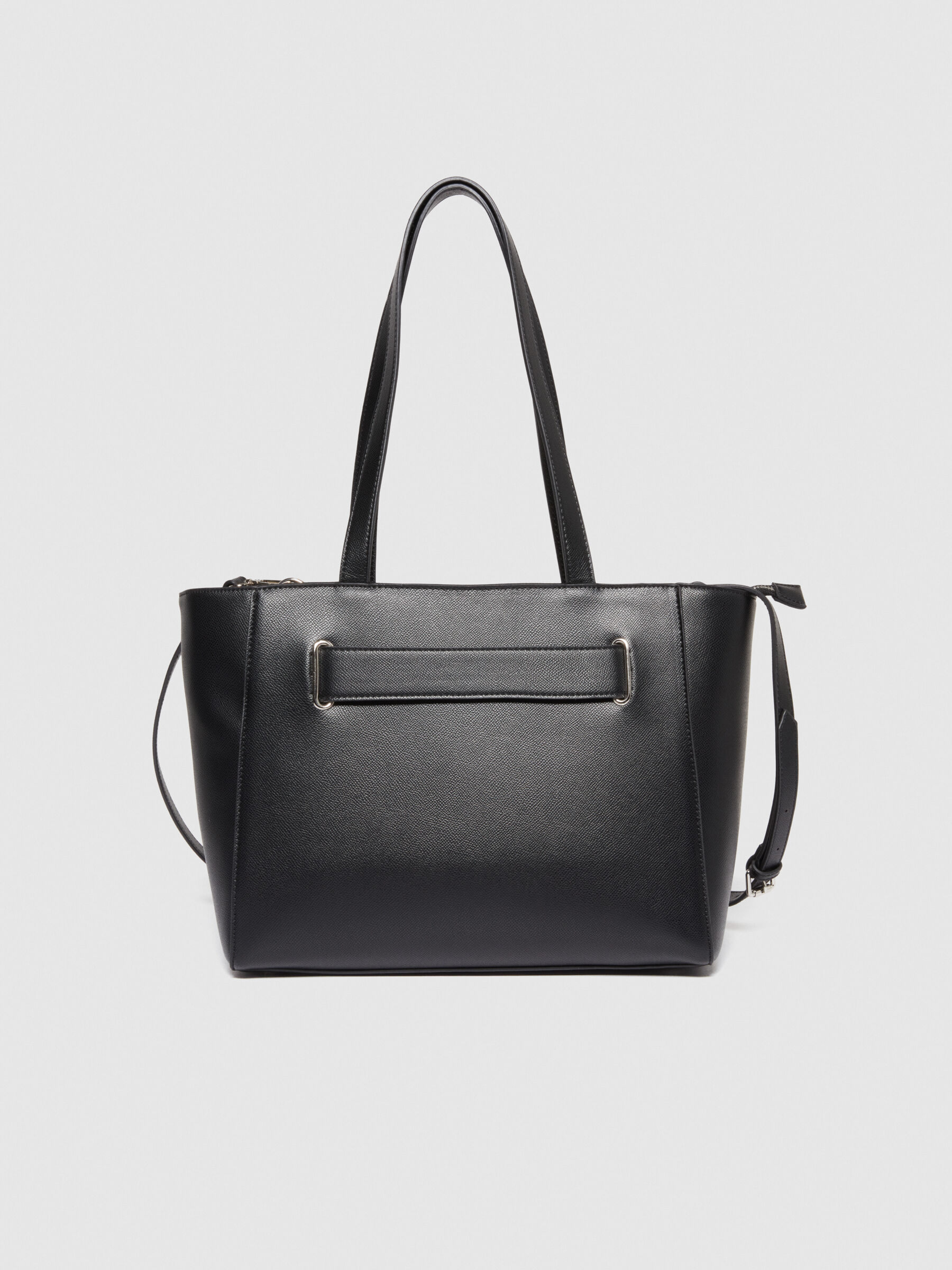 Sac cabas bandouli re Noir Sisley