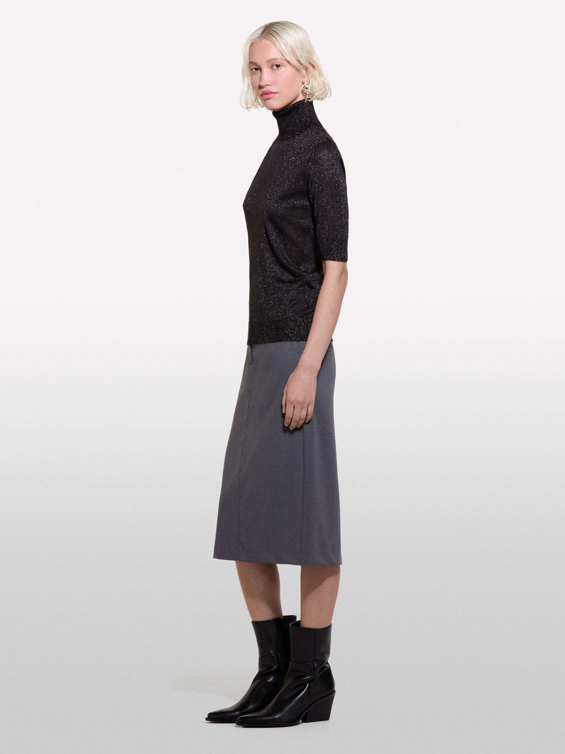 TURTLE NECK SWEATER Femme image number null