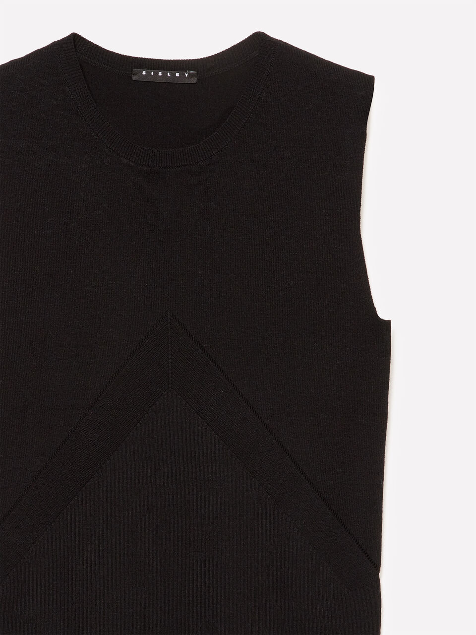 SLEEVELESS SWEATER Femme image number null