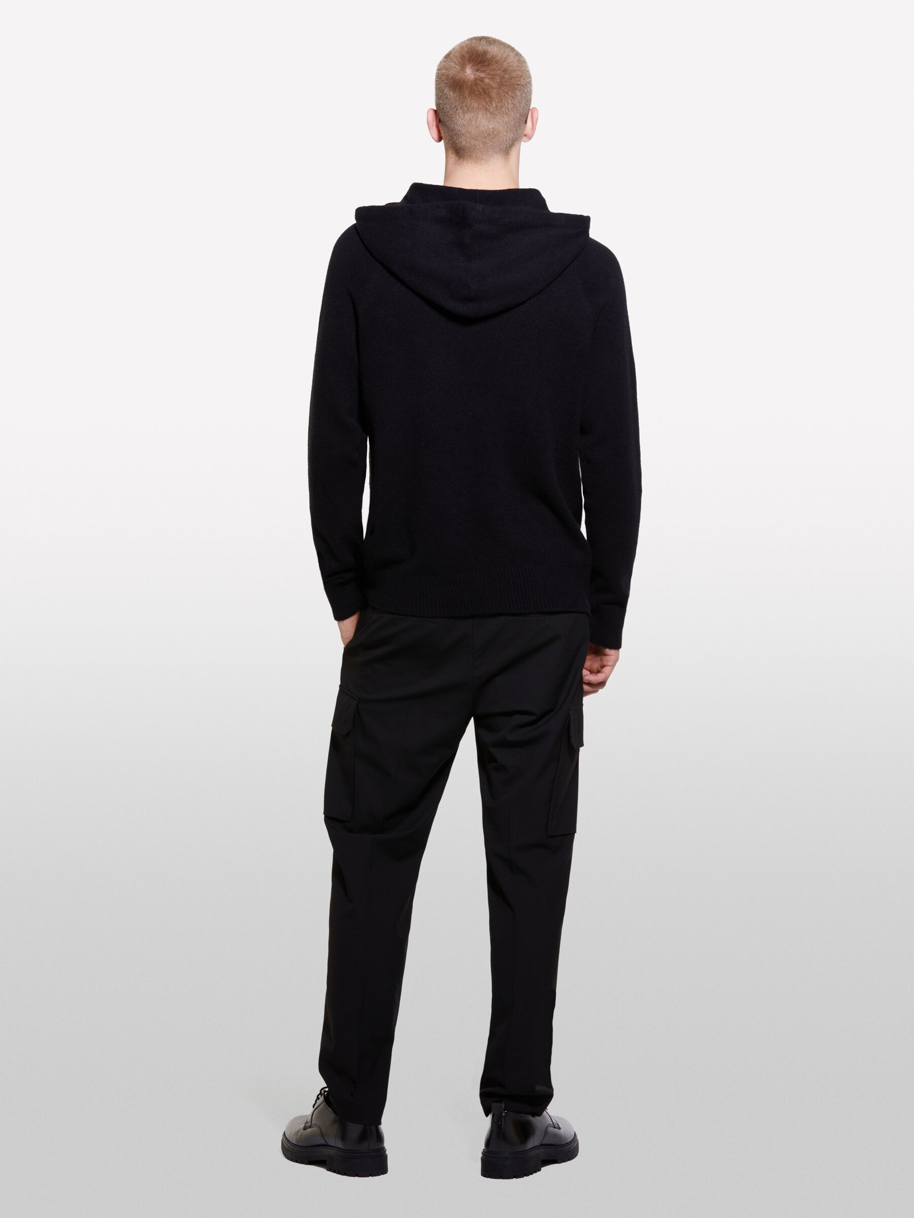 SWEATER W/HOOD Homme image number null