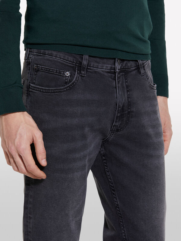 Jean Style 73 skinny noir - jeans coupe skinny pour homme | Sisley