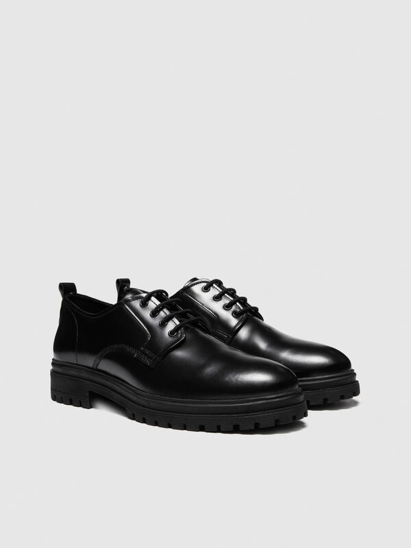 Chaussures à lacets élégantes en cuir - chaussures pour homme | Sisley
