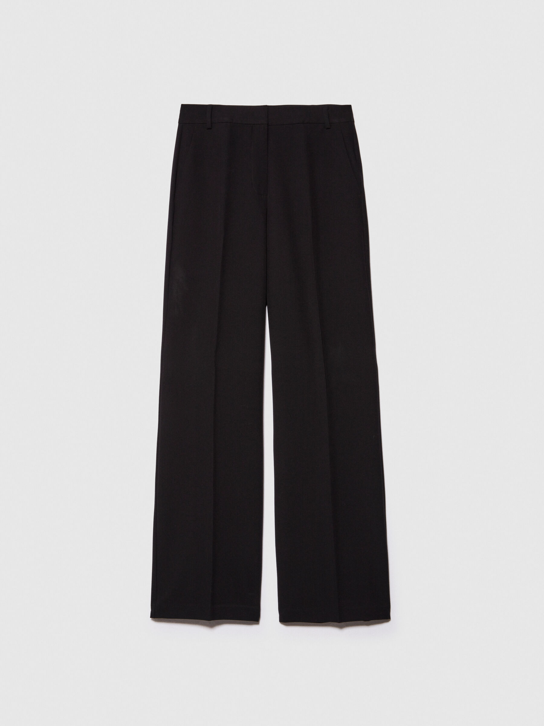Pantalon best sale evase noir