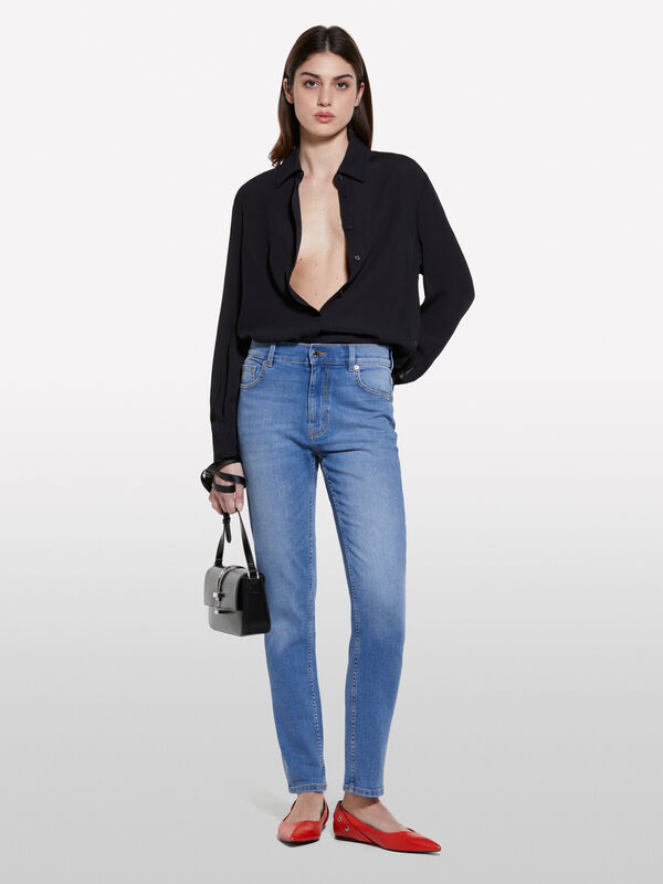Jean Style 69 slim bleu - jeans coupe slim pour femme | Sisley
