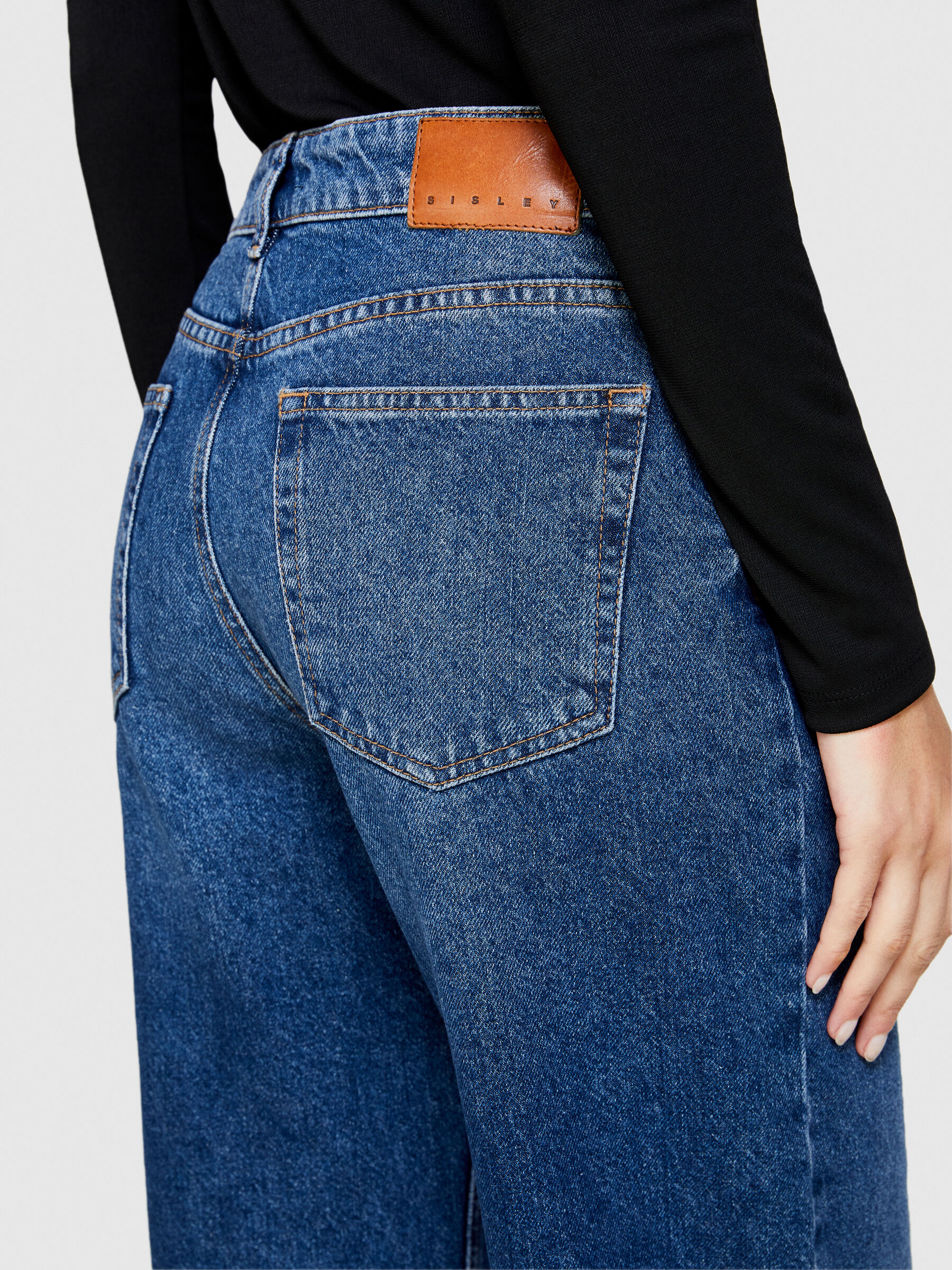 Jeans Biarritz coupe regular Bleu Fonc Sisley