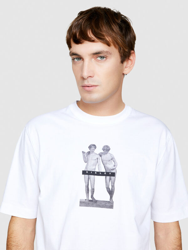 T-shirt à imprimé - t-shirts à manches courtes pour homme | Sisley