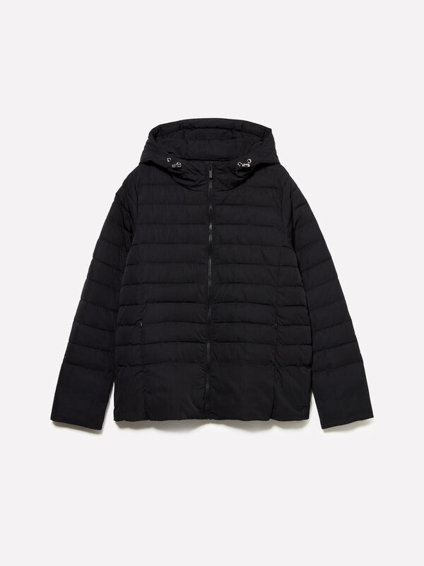 Veste matelassée noire - vestes et blousons pour femme | Sisley
