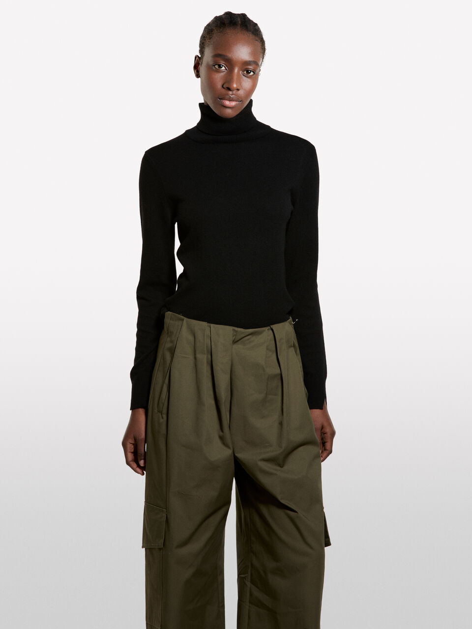 TURTLE NECK SWEATER Femme image number null