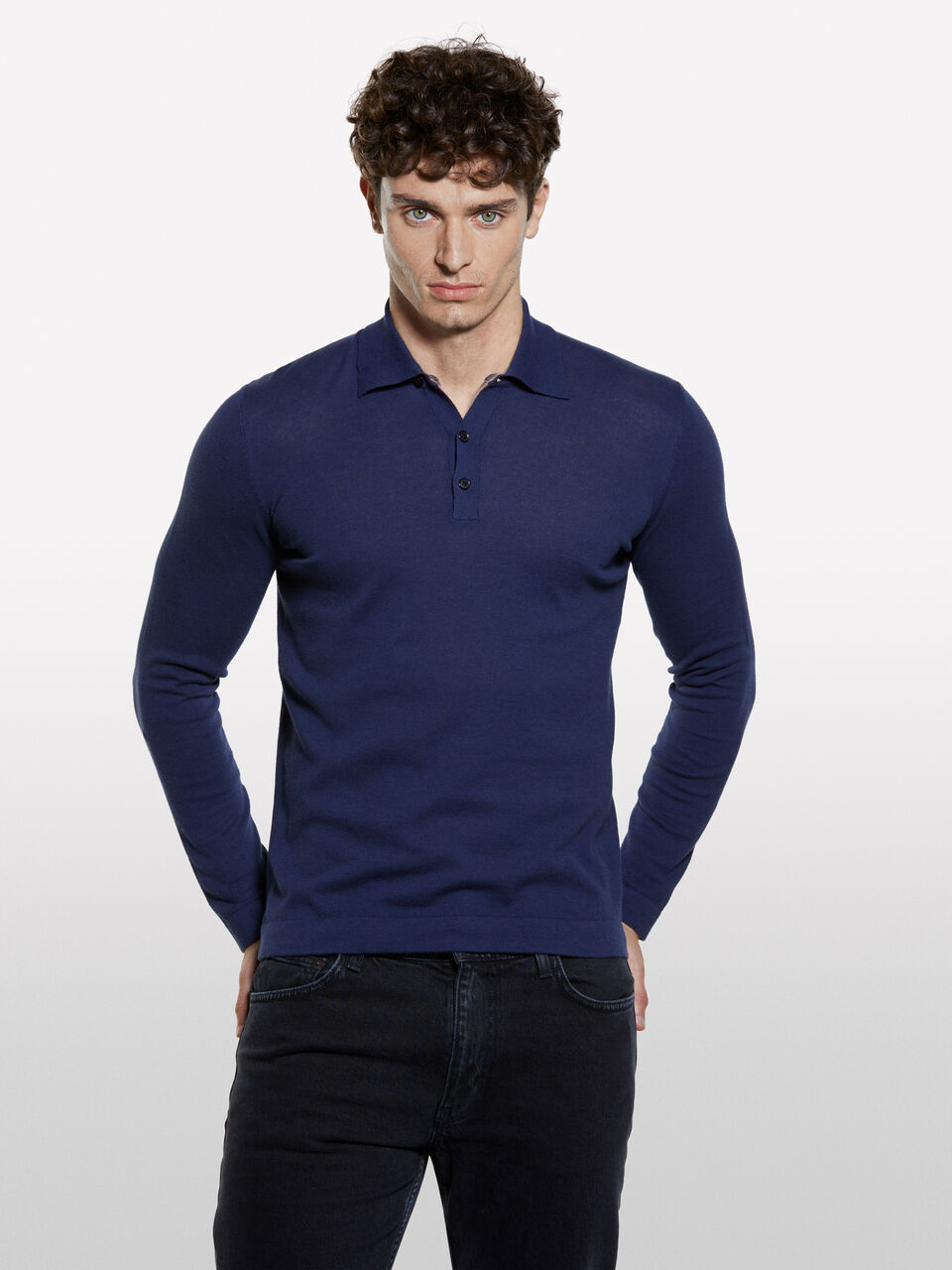 L/S POLO SHIRT Homme image number null