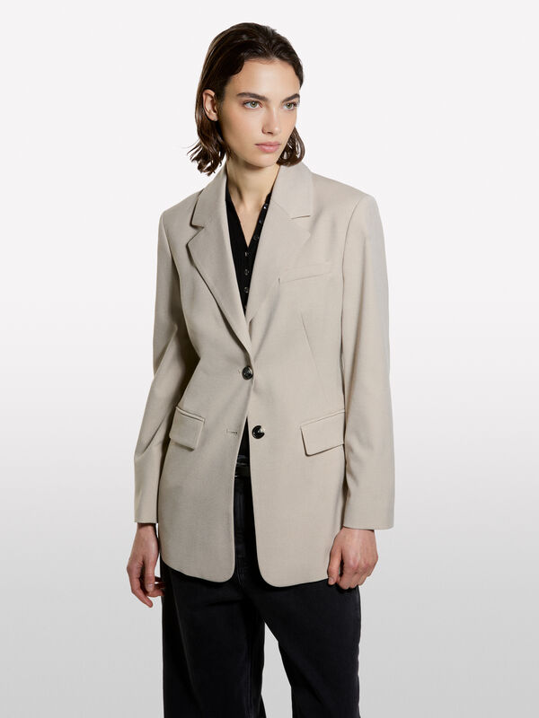 Blazer long et ajusté - blazers pour femme | Sisley