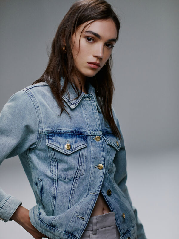 Veste en jean léger - vestes et blousons pour femme | Sisley