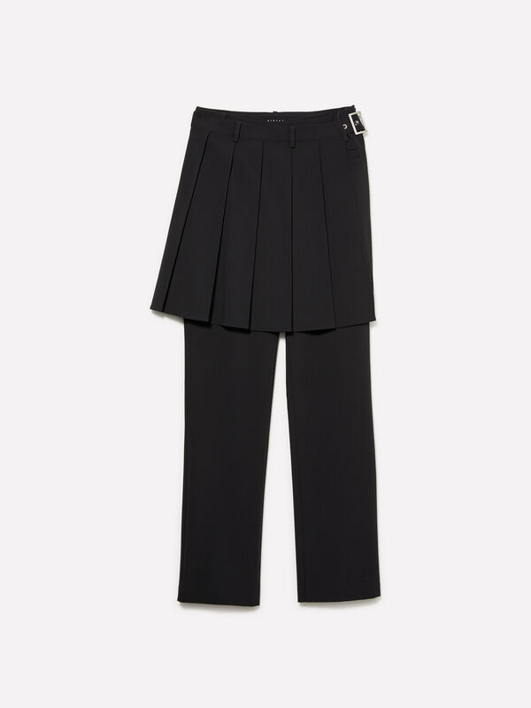pantalon moulant et jupe - pantalons évasés pour femme | Sisley