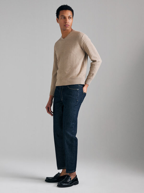 Jeans slim courts - jeans coupe slim pour homme | Sisley