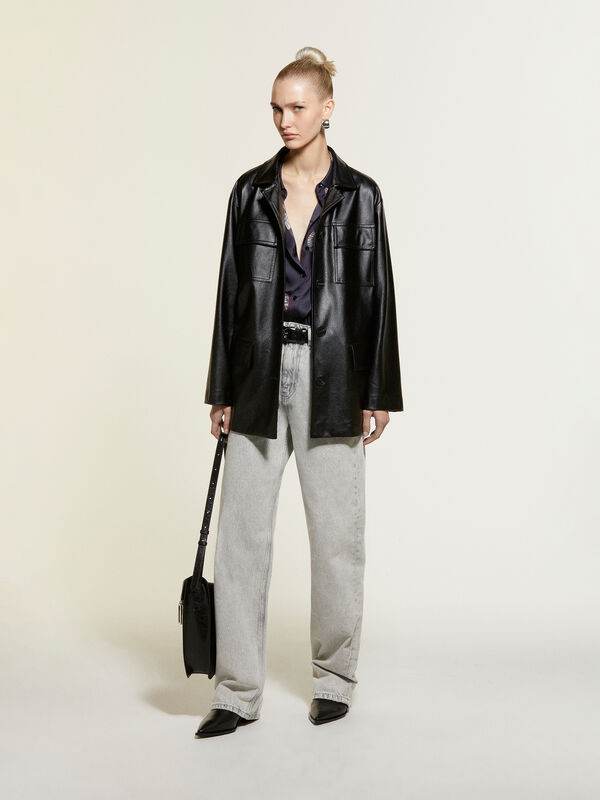 Chemise-veste avec poches - vestes et blousons pour femme | Sisley