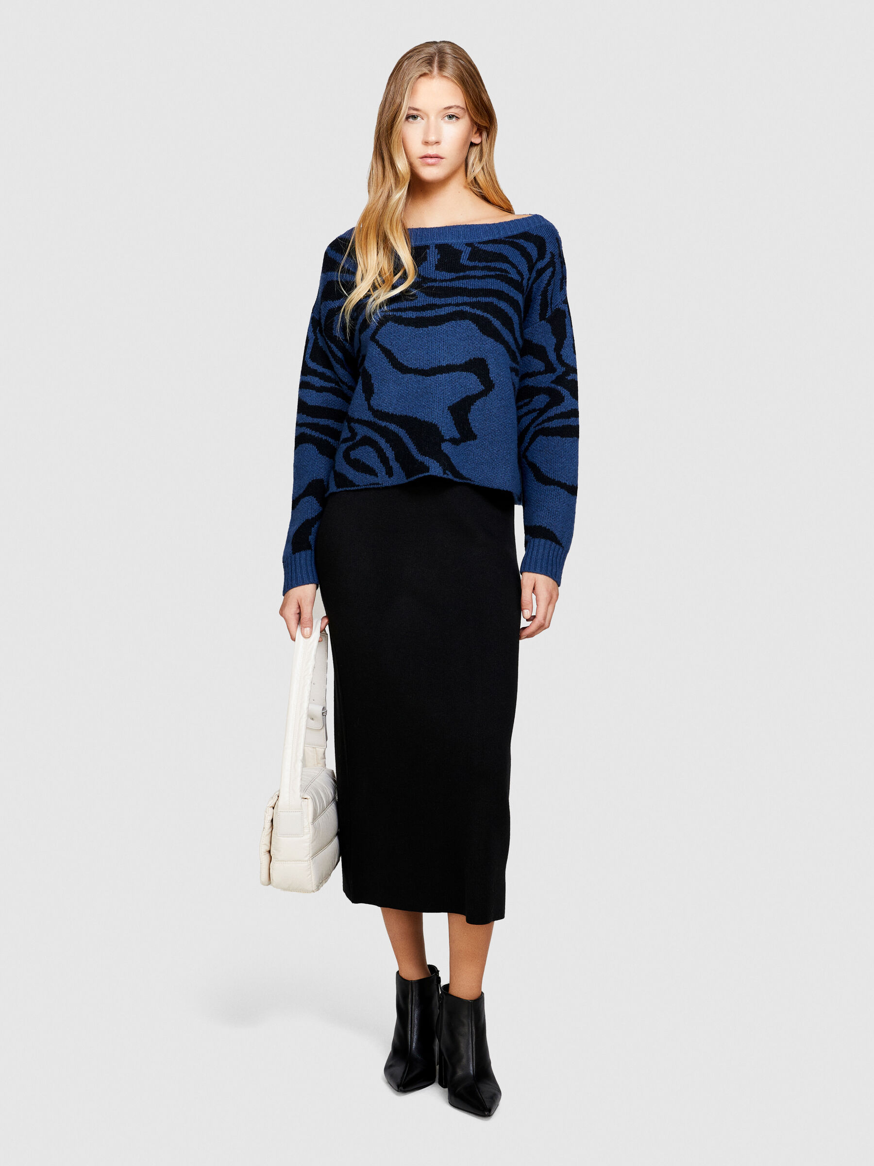 Jupe store maille femme