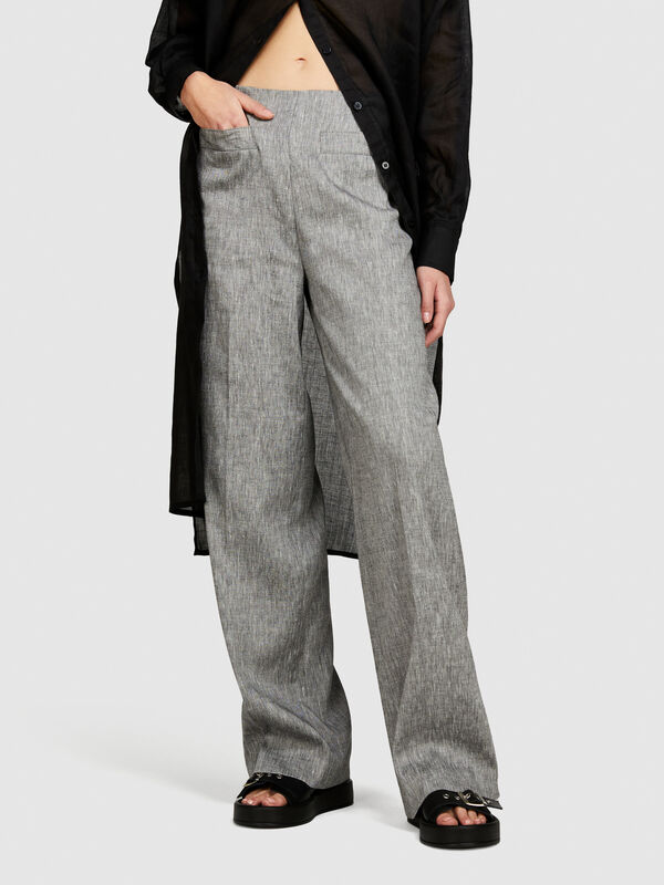 Pantalon évasé - pantalons évasés pour femme | Sisley