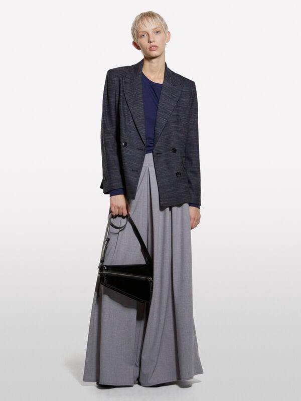 Culotte grise Culotte grise - pantalons palazzo pour femme | Sisley