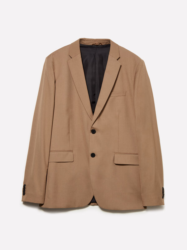 Blazer beige sur mesure - blazers pour homme | Sisley