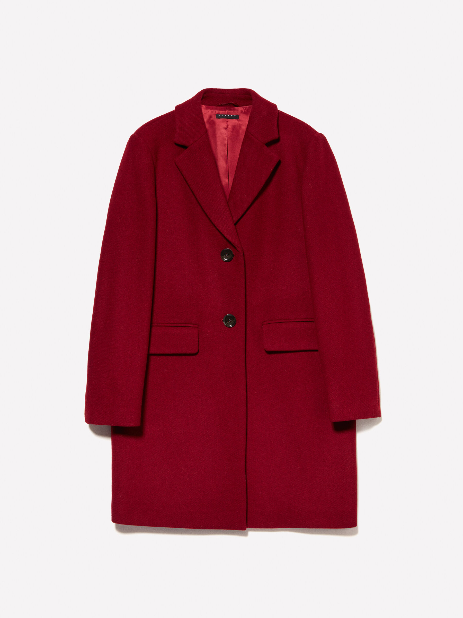 Manteau femme bordeau sale