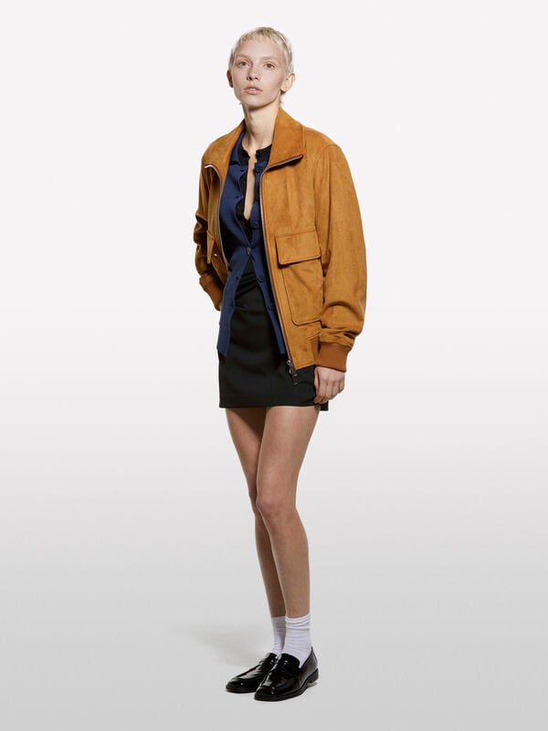 Blazer en tricot bleu marine Blazer en tricot bleu marine - blazers pour homme | Sisley