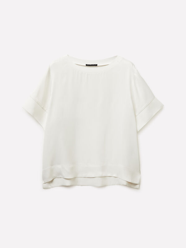 Chemisier en satin - blouses pour femme | Sisley