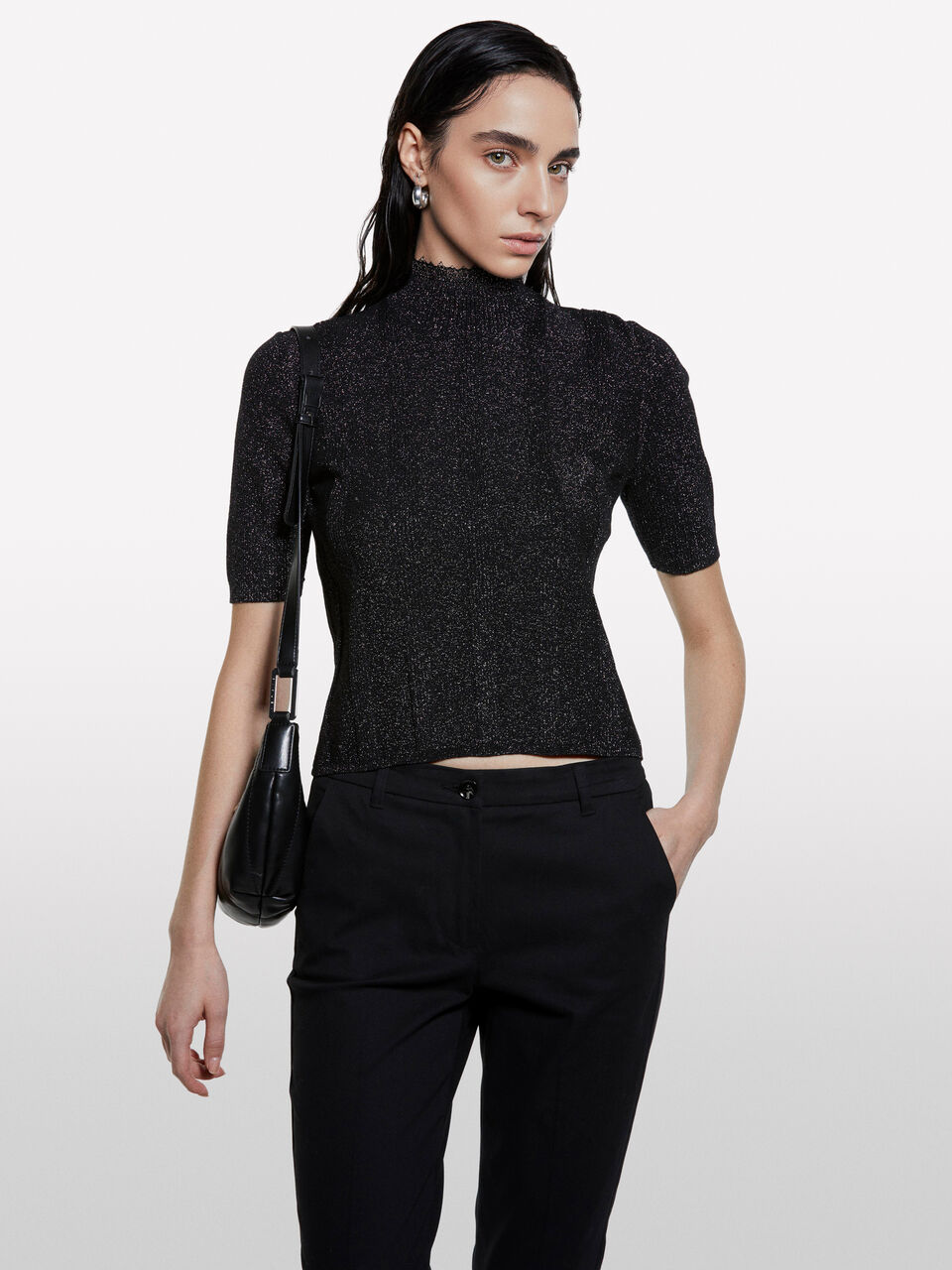 TURTLE NECK SWEATER Femme image number null