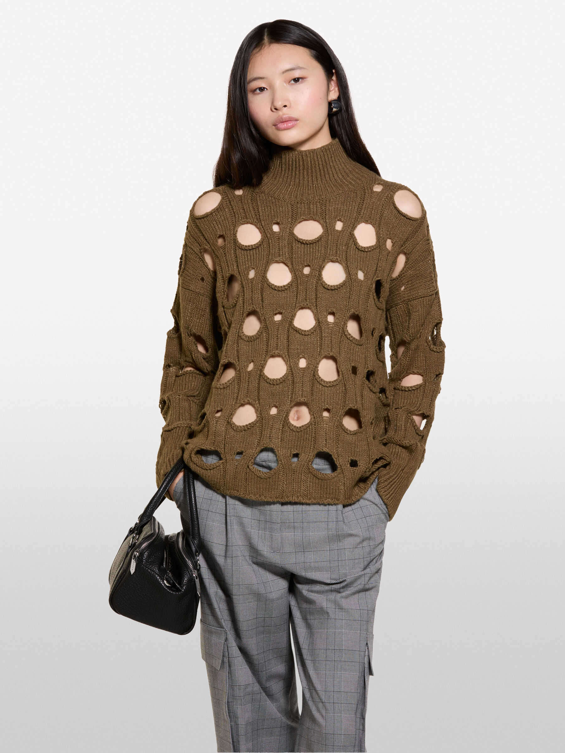 TURTLE NECK SWEATER Femme image number null