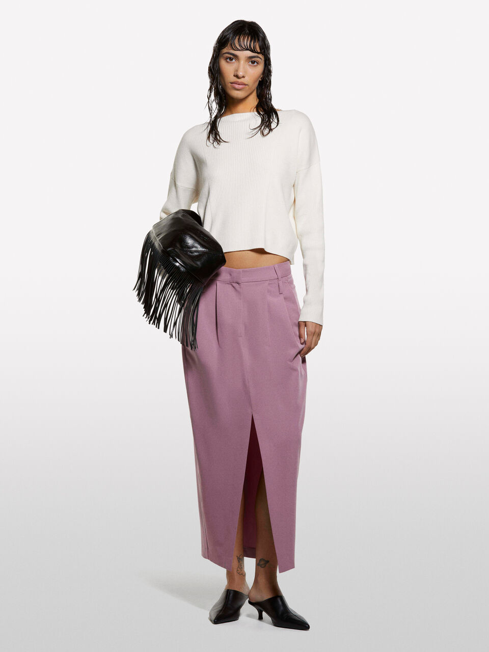 BOAT-NECK SWEAT.L/S Femme image number null